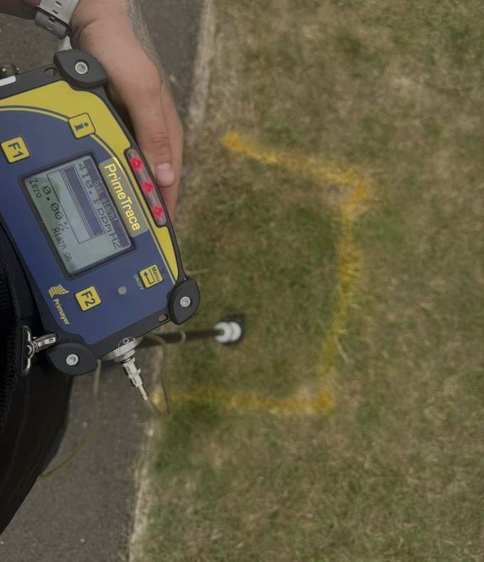HUBB Group engineer conducting non-destructive leak detection in Richmond